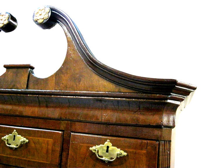A Fine George III Chest on Chest circa 1770 In Excellent Condition In Doylestown, PA