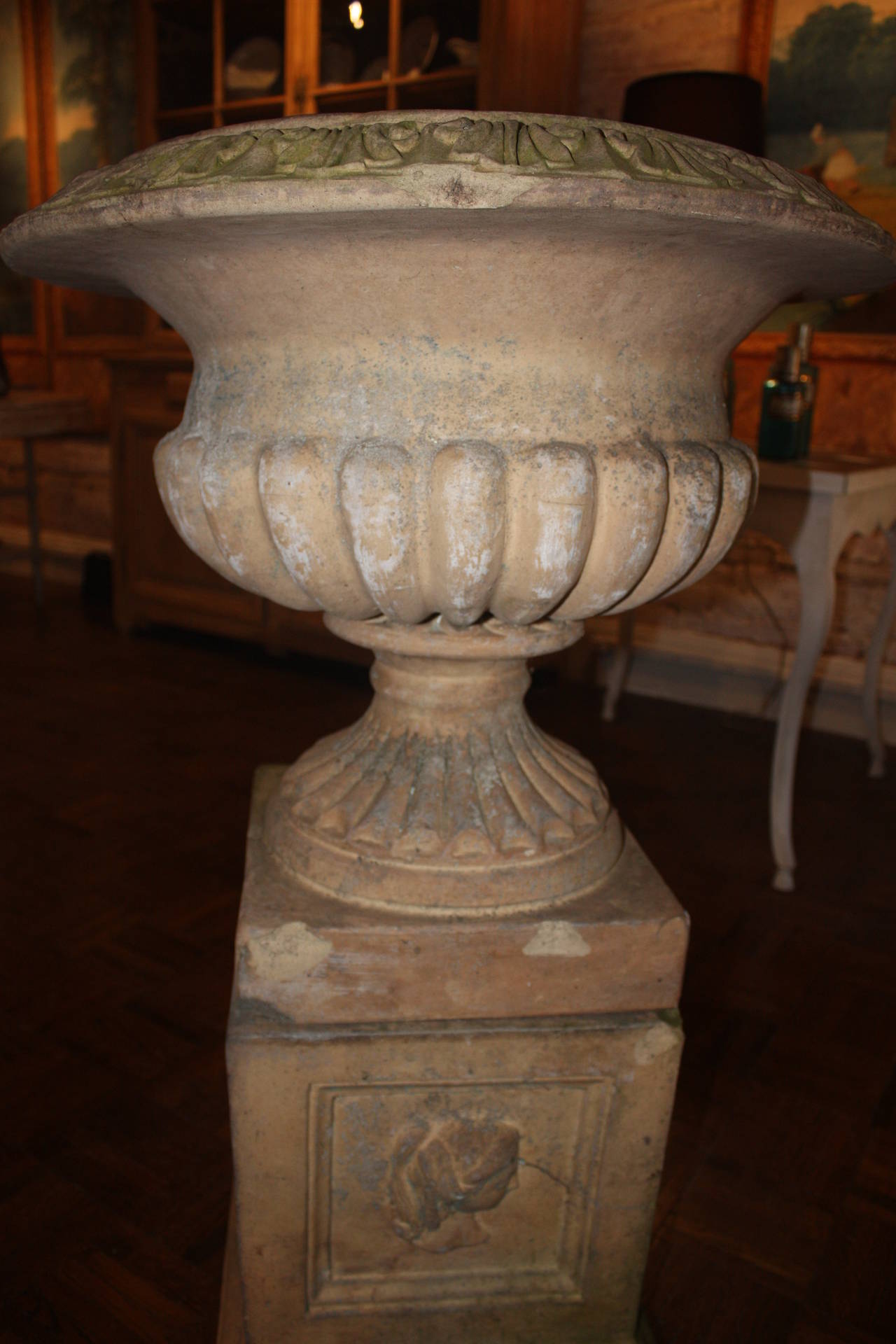 Italian 19th Century Terracotta Garden Urn