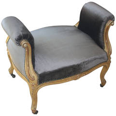 "Gilded-Age" Louis XV Style Bench, 19th Century