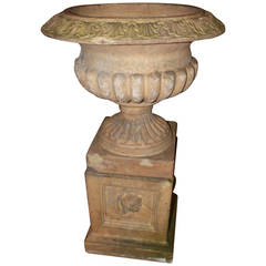 19th Century Terracotta Garden Urn