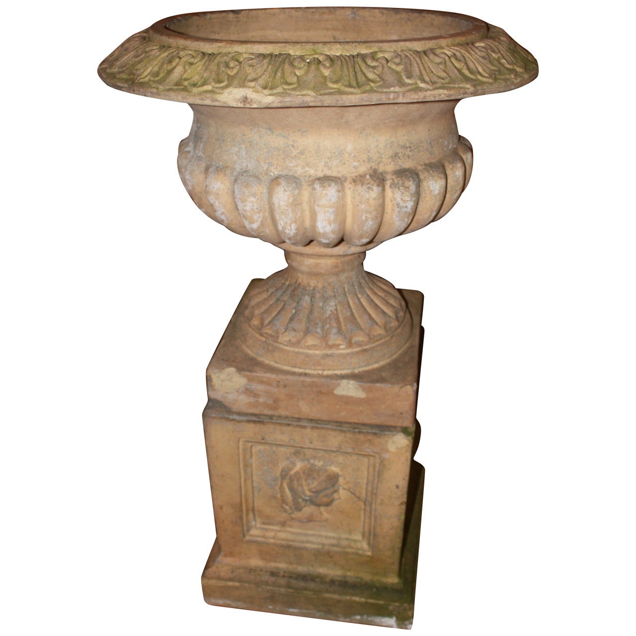 19th Century Terracotta Garden Urn