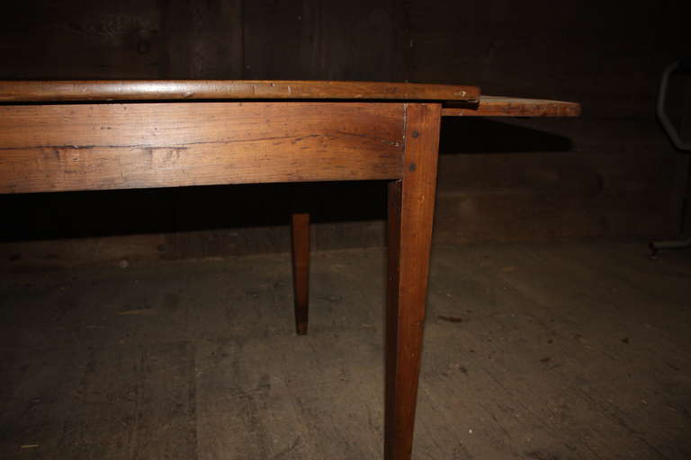 A French Cherrywood Farm Table 1