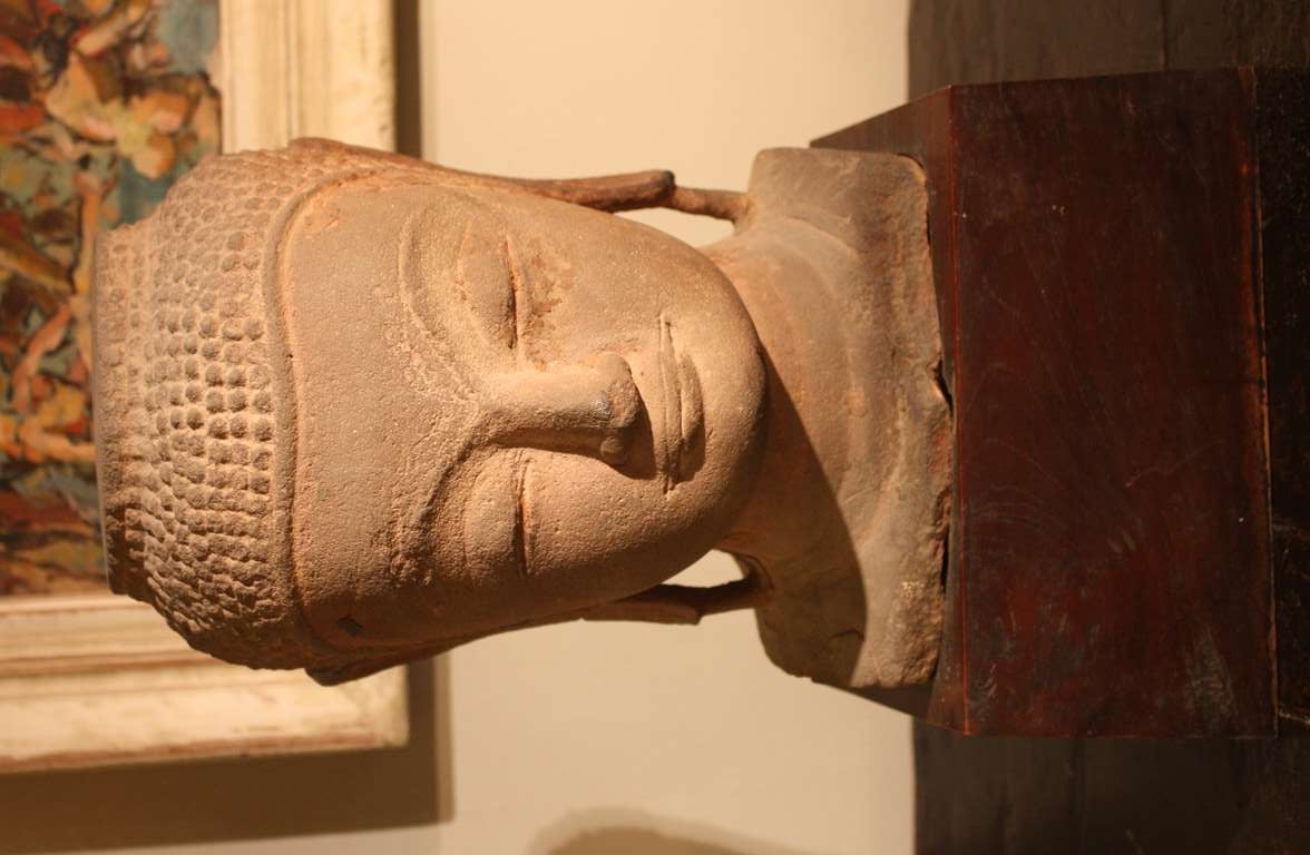 Thai Buddha Head, 18h Century