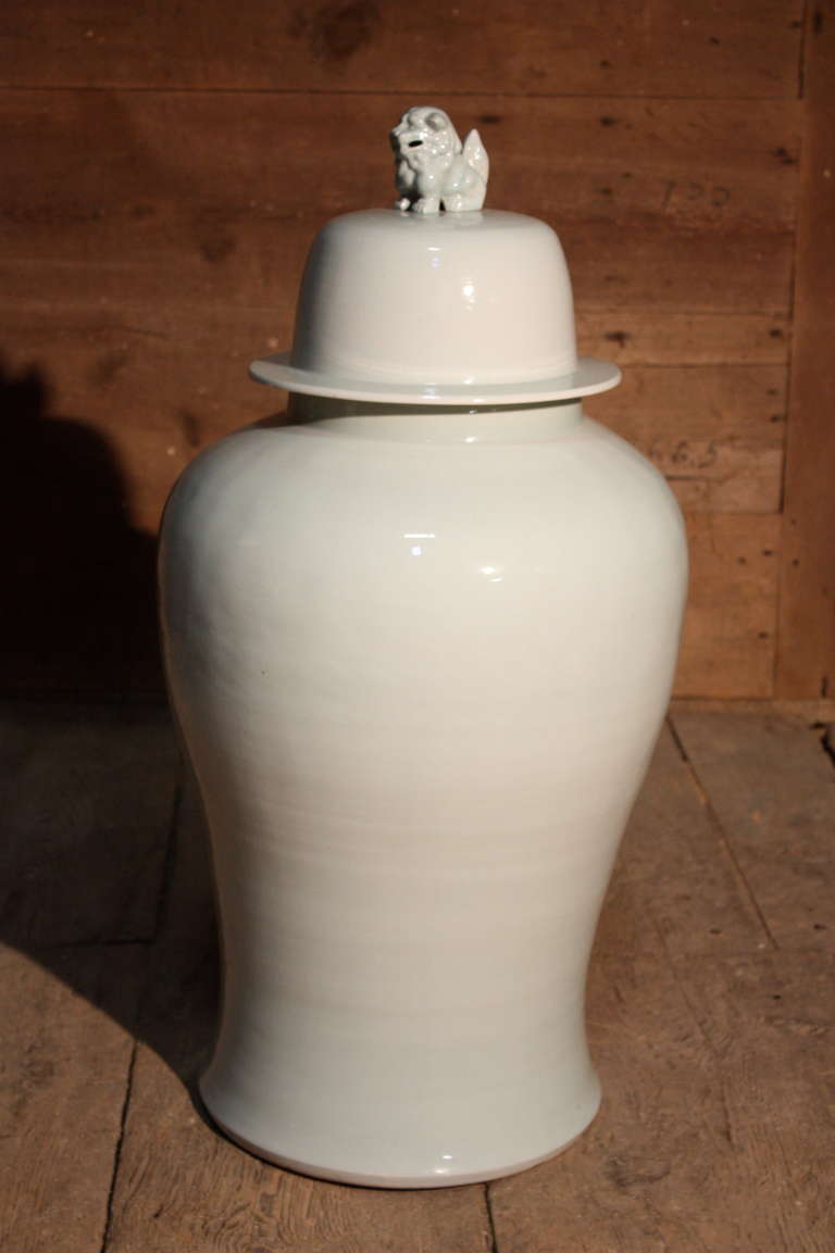 Over-Scale Chinese Ceramic Jar 1