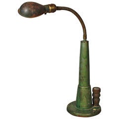 Antique 1930s Industrial Table Lamp