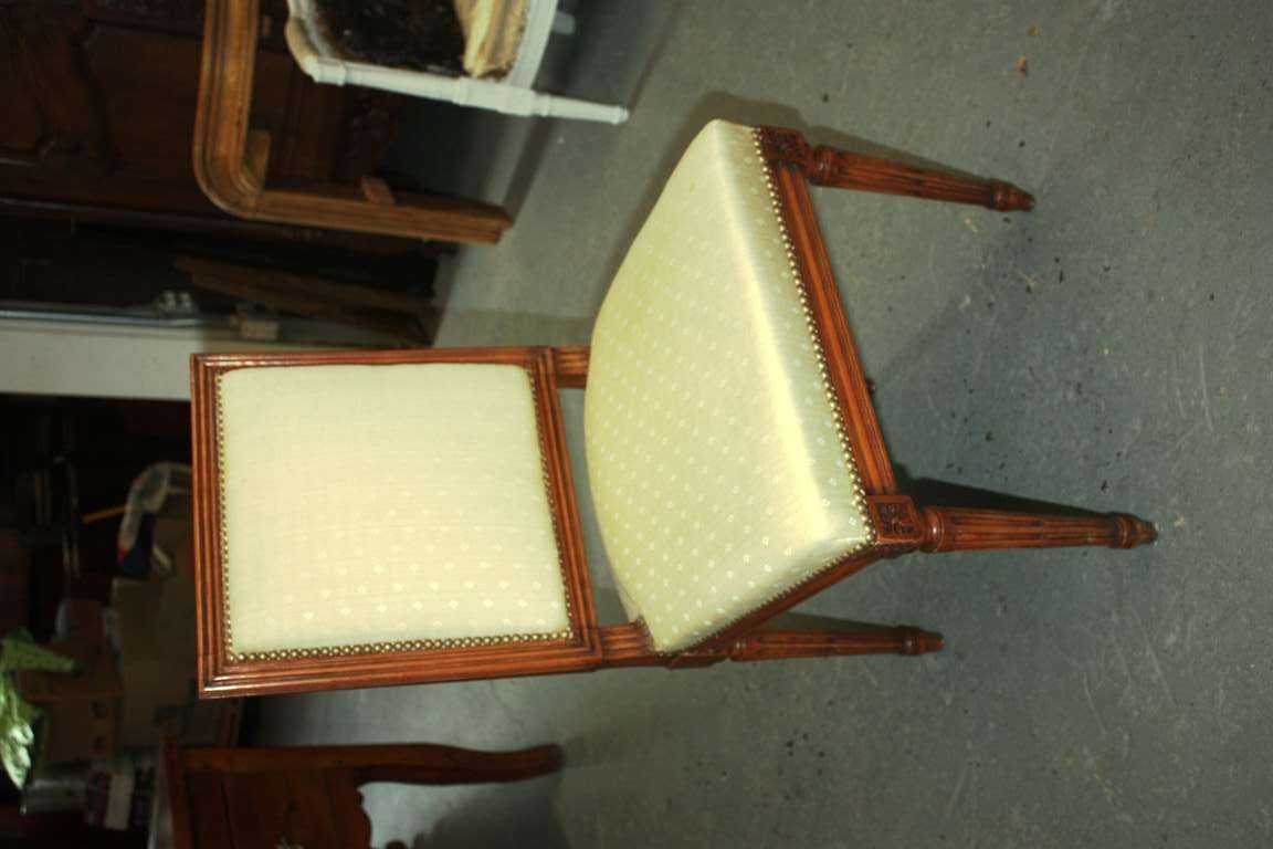 Set Of 6 Louis XVI Style Dining Chairs In Good Condition In Doylestown, PA