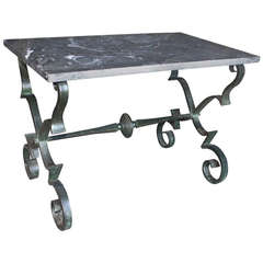 Iron Low Table, Style Of Poillerat