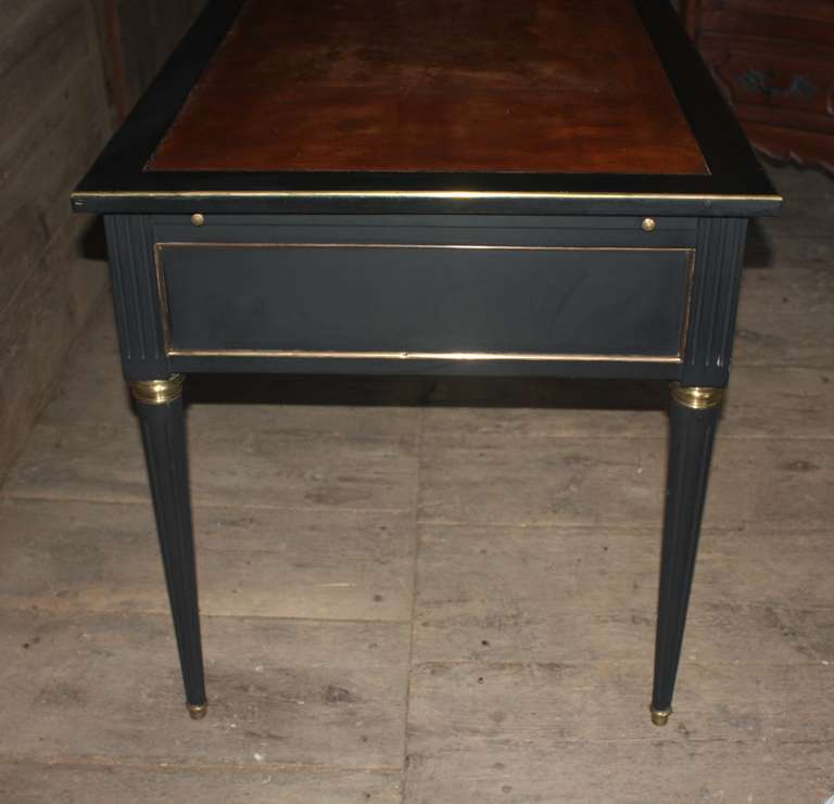 Louis XVI Style Bureau Plat Desk, circa 1940 2