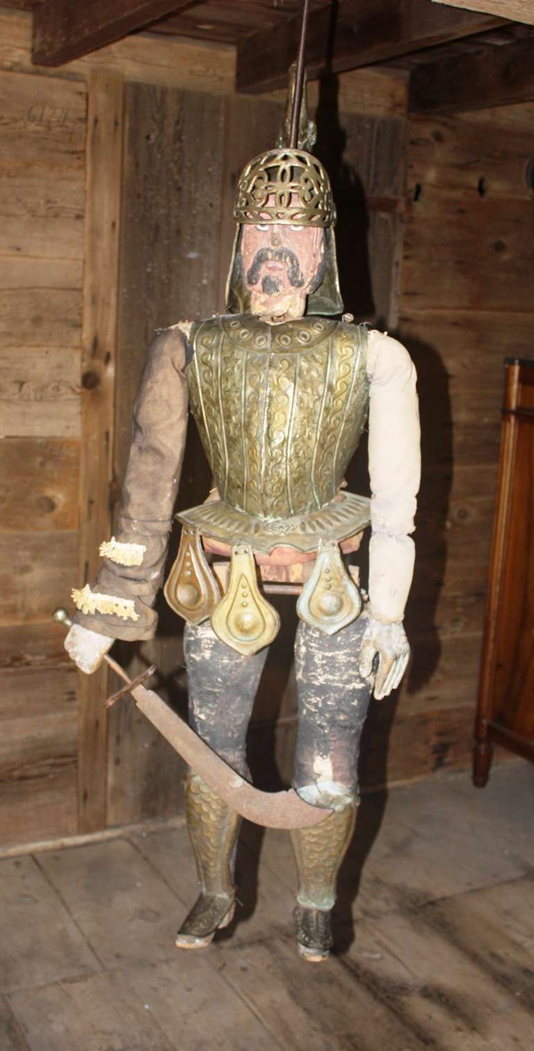 Large Sicilian Puppet, 19th Century
