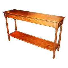 French Pine Sofa Table
