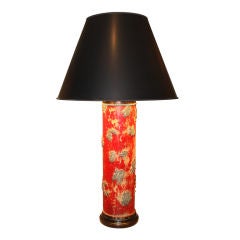 French Fabric Roller Lamp