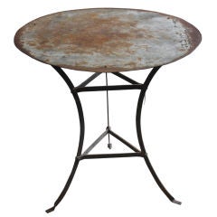 Antique French Bistro Table