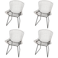 Set of Four Chairs by Harry Bertoia