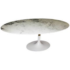 Large Oval Dining Table Designed by Eero Saarinen