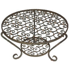 Wrought Iron Cocktail Table Wrought Iron Cocktail Table