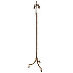 A Brass Floor lamp By Bagues, Circa 1950