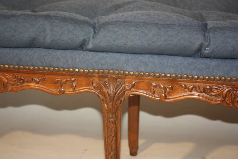 Upholstery Louis XV Style Window Bench