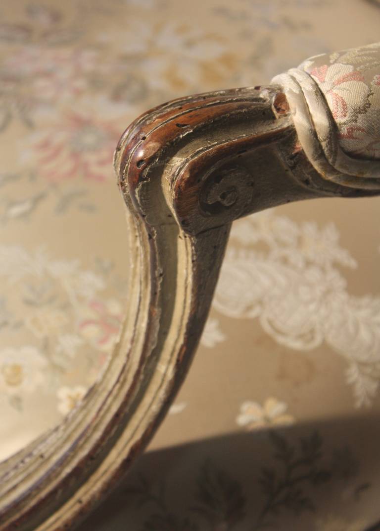 18th Century and Earlier Louis XV Painted Child's Armchair, 18th Century
