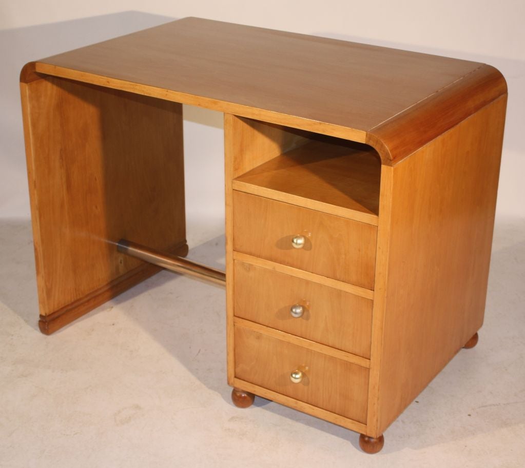 French 1930's Art Deco Desk