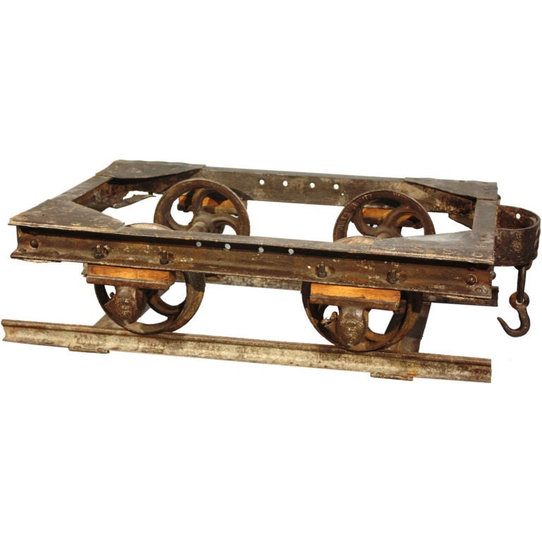 A French 19th Century Coal Trolley