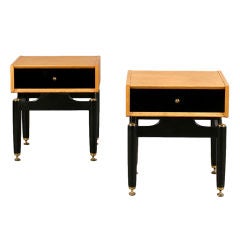 Pair Of English Mid-Century End Tables By E. Gomme