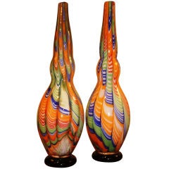 Pair Of Murano Vases