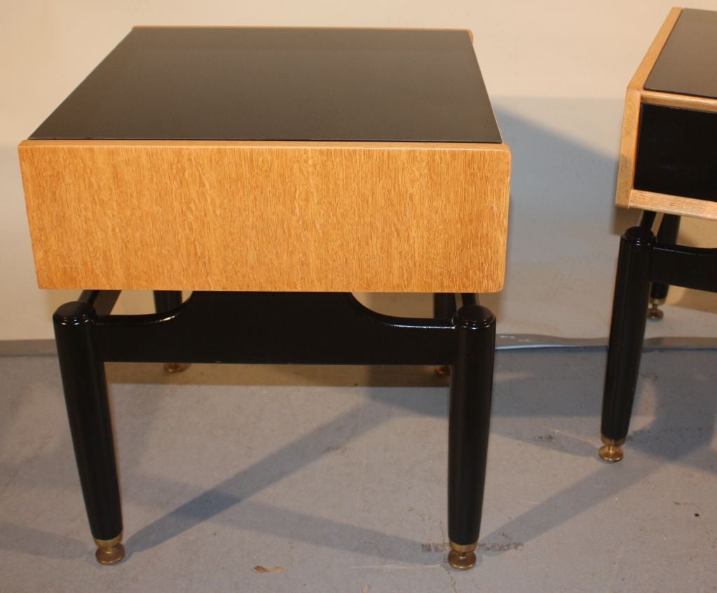 Pair of Modernist Side Stands by E. Gomme 4