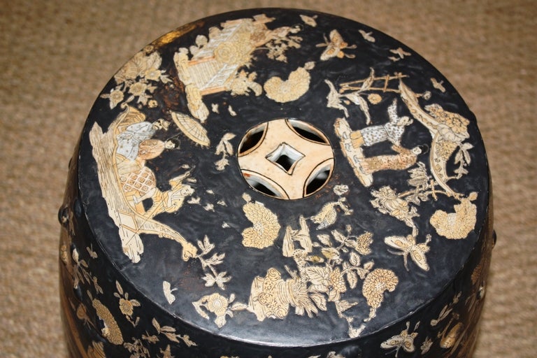 chinese stool ceramic