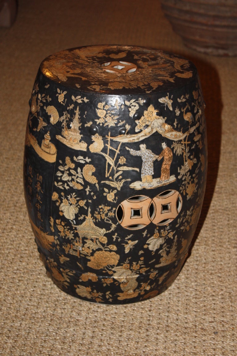 chinese ceramic stool