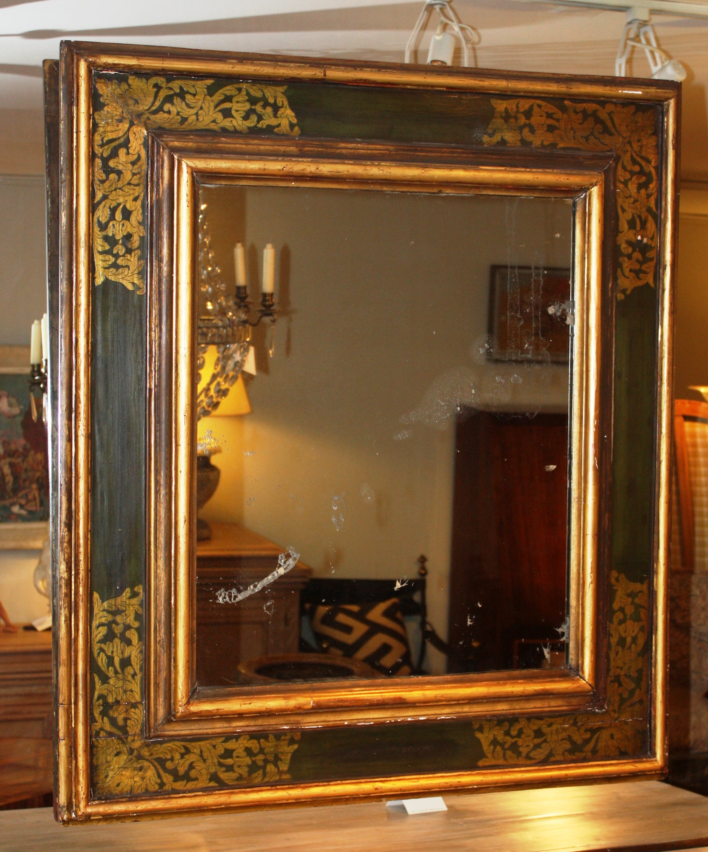 19th Century Italian Baroque Style Mirror