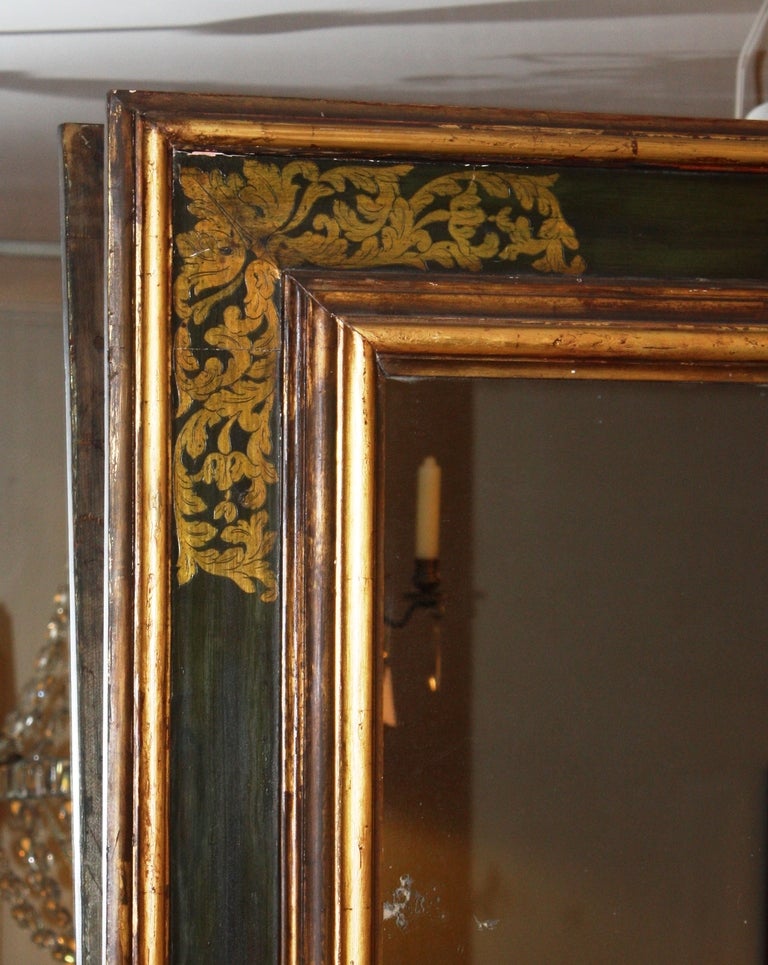 19th Century Italian Baroque Style Mirror In Good Condition In Doylestown, PA