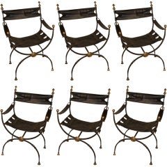 Set Of 4 Italian Renaissance Style Armchairs