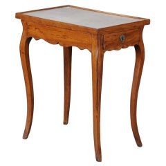 Louis XV Marble-Top Side Table