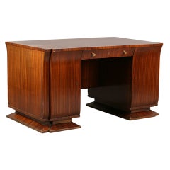 Art Deco Mahogany Desk