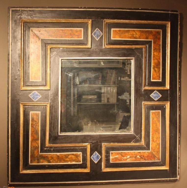 Large Italian Panel Mirror