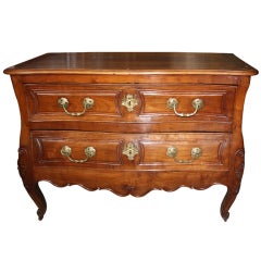 18th Century French Louis XV  Bombe' Commode