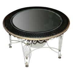 French 40's Circular Low Table