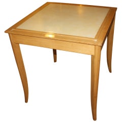 Art Deco Games Table In Sycamore