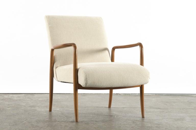 Joaquim Tenreiro
A pair of ‘light’ chairs
Ivory wood
Brazil, 1942
28 x 21 (71 x 53.3cm)