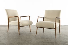 A pair of "light" chairs by Joaquim Tenreiro