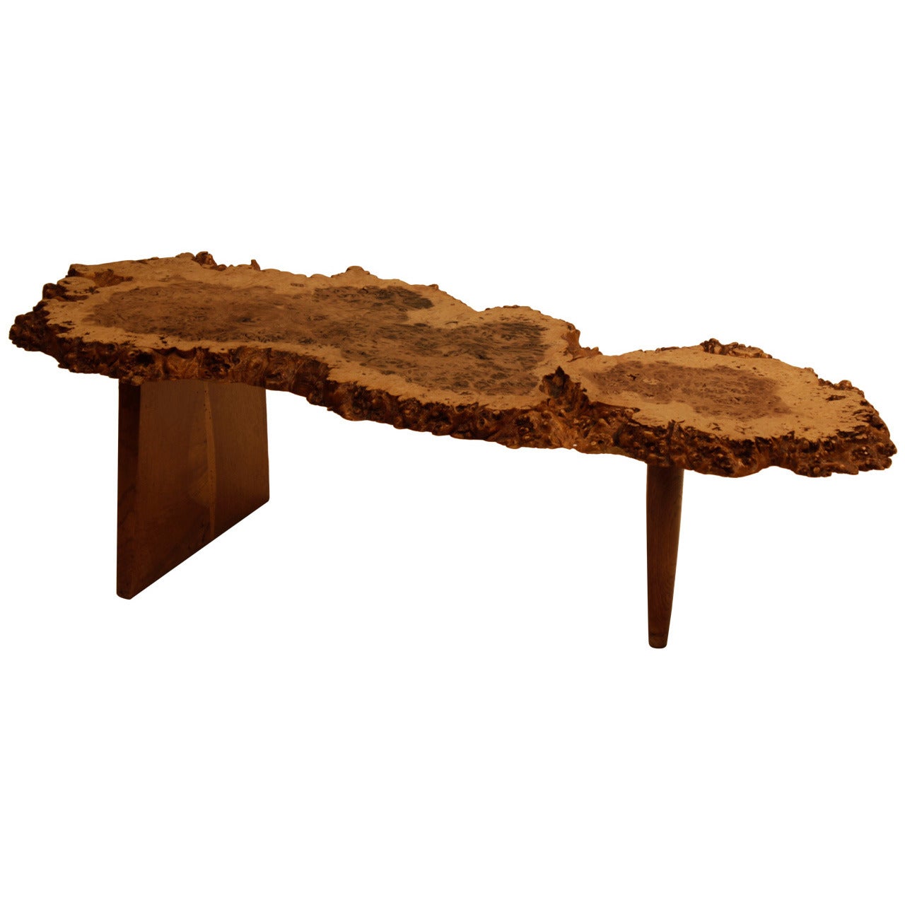 "Slab" Coffee Table by George Nakashima For Sale