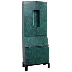 Rare Fornasetti "Malachite" Trumeau