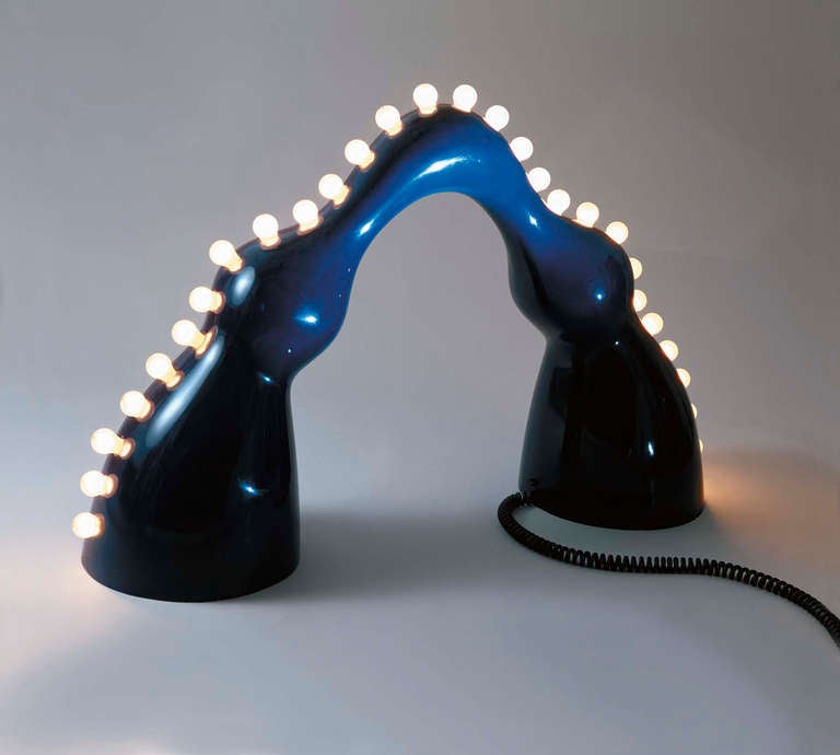 "Raquel" floor lamp by Wendell Castle, designed 1969