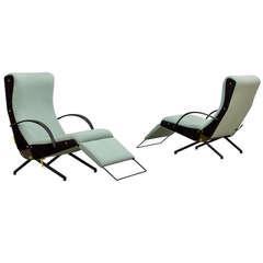 Pair of Lounge Chairs by Osvaldo Borsani