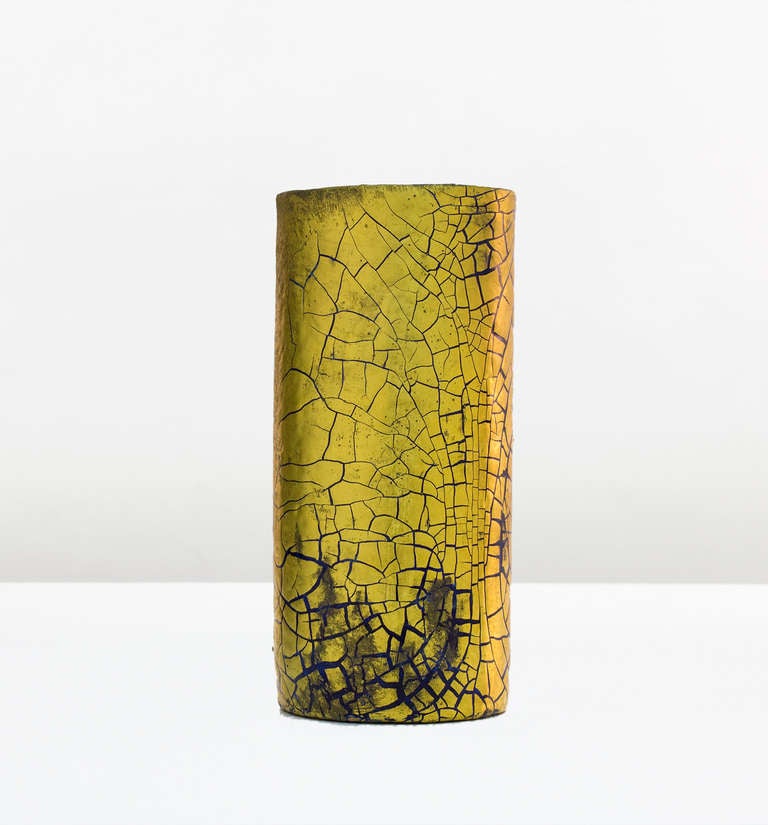 Ceramic Vase by Marcello Fantoni In Excellent Condition For Sale In New York, NY