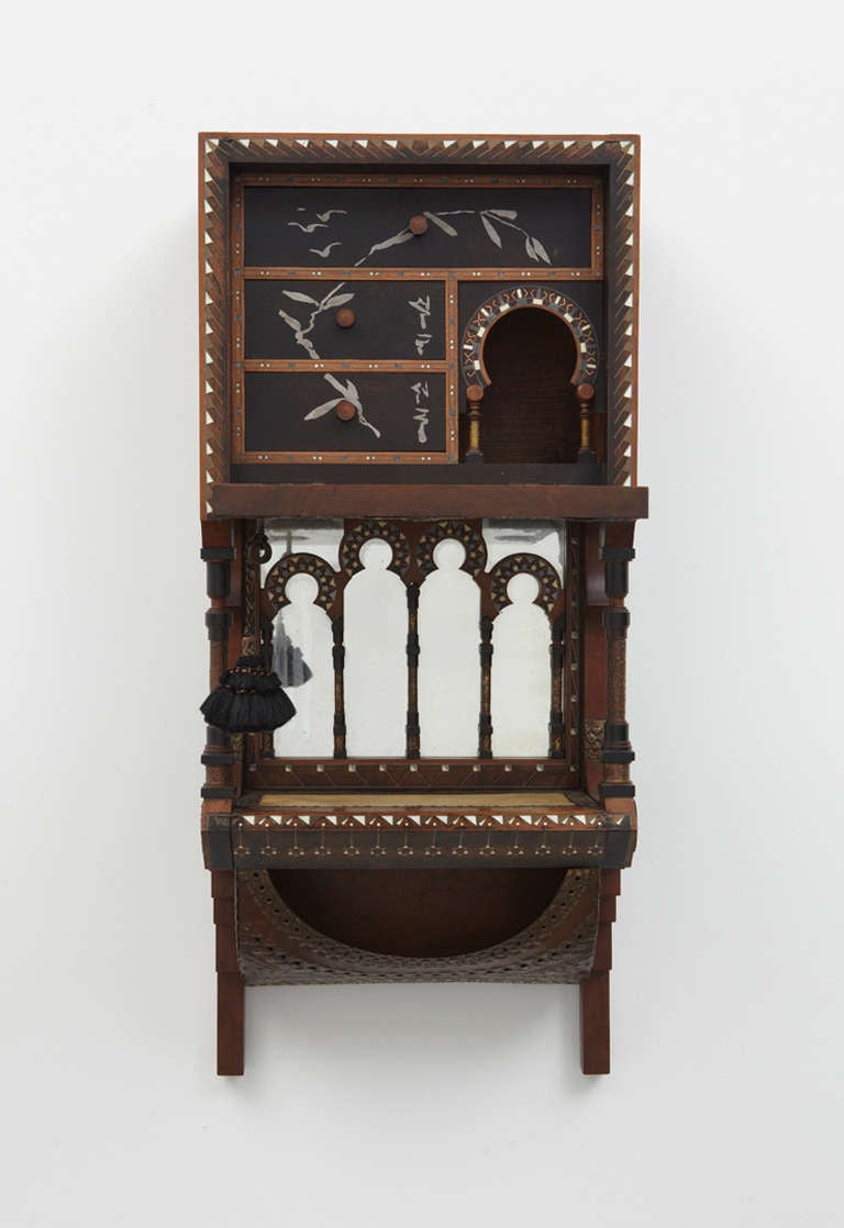 Italian Wall-mounted Cabinet By Carlo Bugatti, Ca. 1900