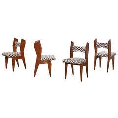 Set of four chairs by Giovanni Michelucci, ca. 1950