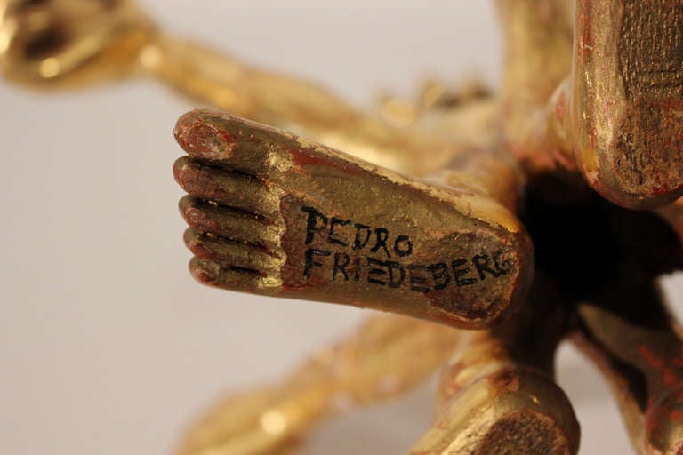 Mexican Hand and Foot candelabrum by Pedro Friedeberg