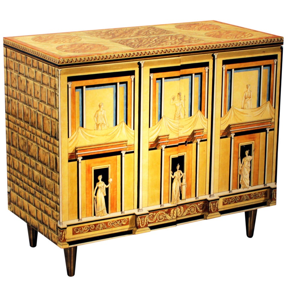 "Pompeiana" Cabinet, Circa 1988 For Sale