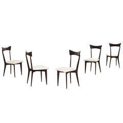 Set of Five Dining Chairs by Ico Parisi
